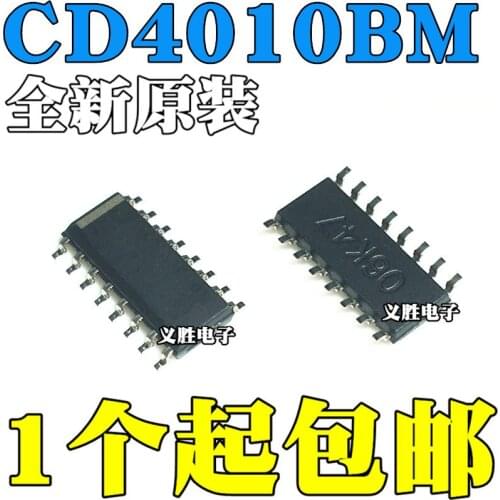 New and original CD4010BM96 CD4010BM SOP16 Logic transceiver IC chip Logic IC patch SOP - 16, SOP - 16 six buffer/converter, TI