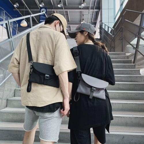 Solid Color Shoulder Messenger Bag Women Handbags Totes Bags Fashion Simple Nylon Crossbody Bags Clutch Bag