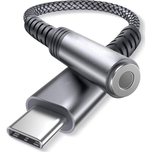 Portable Decoding Adapter Converter USB Type C to 3.5mm DAC Adapter Headphone Amp Aux Audio Dongle HIFI Sound Card Amplifier