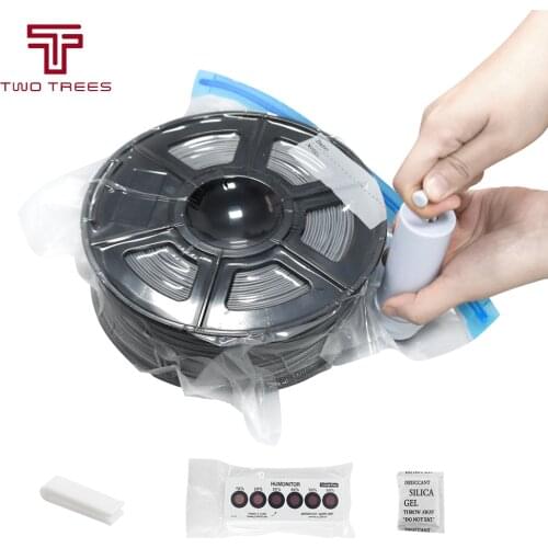 Twotrees 3D Print PLA ABS TPU PETG Filament Vacuum Bag Filament Storage Bag Dryer Keep Dry Avoid Moisture for 3D Printer Parts