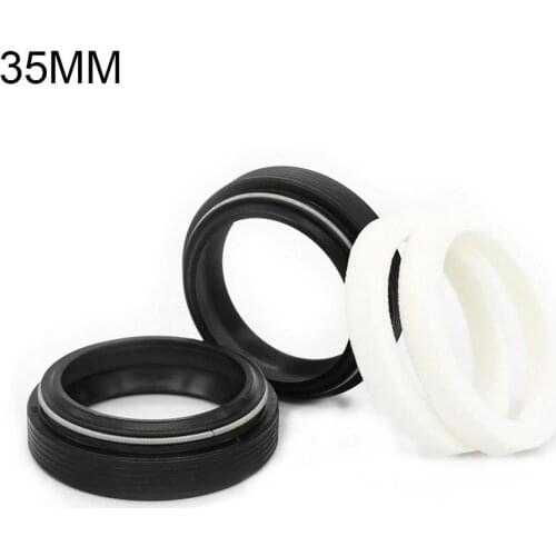 2Pcs Bike Bicycle Front Fork Dust Seal with Sponge Ring for Fox Rockshox Xfusion