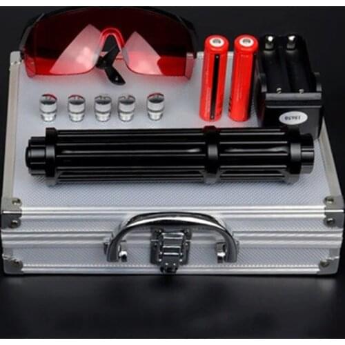 Most Powerful Burning Laser pointer Blue Beam Visible Lights Torch Strong High Power Burning matches Laser Pen Hunting equipment