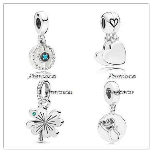 925 Sterling Silver Bead Charm Medical Instruments With Crystal Pendant Beads Fit Pandora Bracelet & Necklace Jewelry