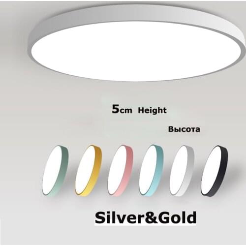 Modern minimalist ultra-thin LED ceiling lamp 5cm Nordic balcony aisle lamp Macarons living room bedroom ceiling lamp