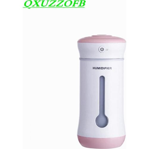 USB Humidifier Healthy Colorful Gradient LED 3 in 1 Heater fan lamp Led for car desk laptop computer bedroom 2019 new