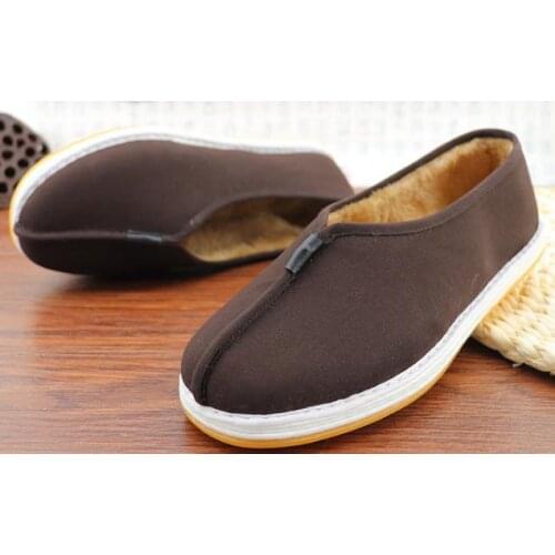 Unisex winter&Autumn warm shaolin monk kung fu shoes buddhist zen nun lay meditation shoes buddha arhat lohan sneakers