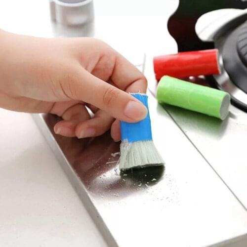 1PCS Metal Rust Removal Cleaning Brush Descaling Knife Pan Pot Cleaner Strong Decontamination Brushes Useful Kitchen Clean Tools