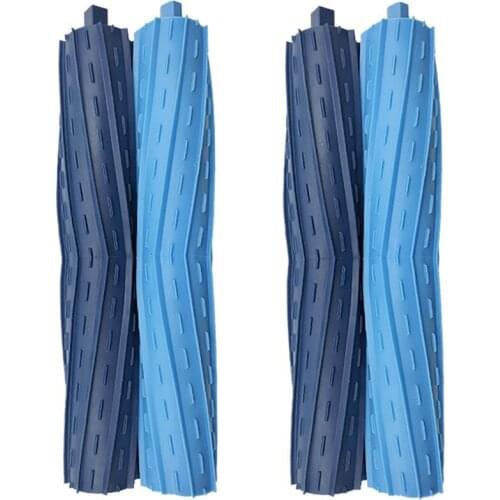 2 Set Of Rubber Brush Rollers For ECOVACS Deebot T9 AIVI T9 Pro Robot Vacuum Cleaner Replacement Parts