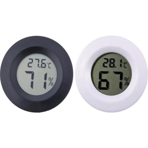 2In1 Thermometer Hygrometer Mini LCD Digital Temperature Humidity Meter Detector Thermograph Indoor Room Instrument Dropshipping