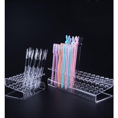 Acrylic Eyebrow Pencil Display Shelf Pen Storage Rack Pencil Organizer Holder Eyeliner Organizer Shelf Rack Makeup Organizer