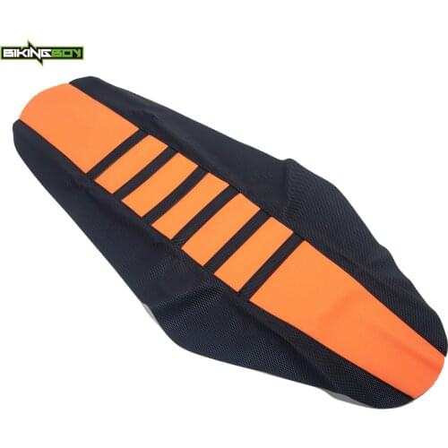 BIKINGBOY For KTM SX SX-F 125 144 150 250 300 350 400 450 20 21 Seat Cushion Cover PVC Ribbed Soft Motocross Gripper Off-Road MX