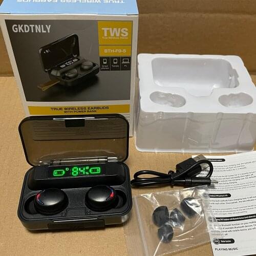 GKDTNLY Bluetooth Earphones with Charging Box Wireless Headphone