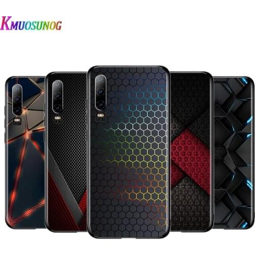 Mature Texture Carbon Fiber For Huawei P40 P30 P20 P10 P9 P8 Lite E mini Pro Plus 5G 2017 2019 Silicone Black Soft Phone Case