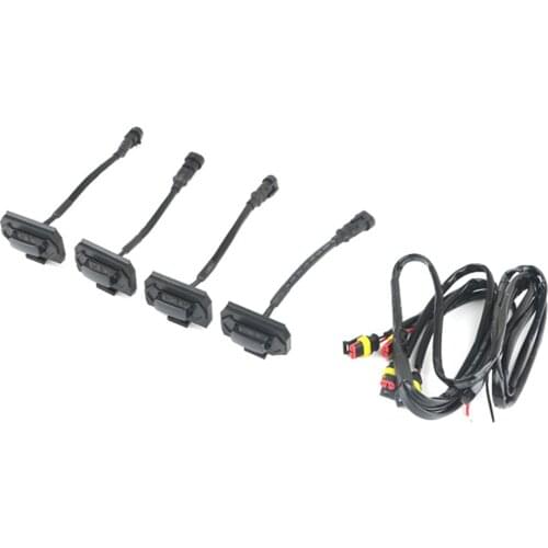 1 Set Front Grille Decoration LED Lights 4 Pcs Yellow White Light Kit for Choice Suitable for 2020-Up -Toyota Tacoma TRD PRO