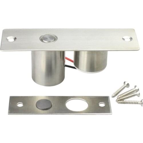 DIY Mini Electric Bolt Lock DC 12V Solenoid Electric Door Lock Stainless Steel Electric Bolt Lock Easy to Install