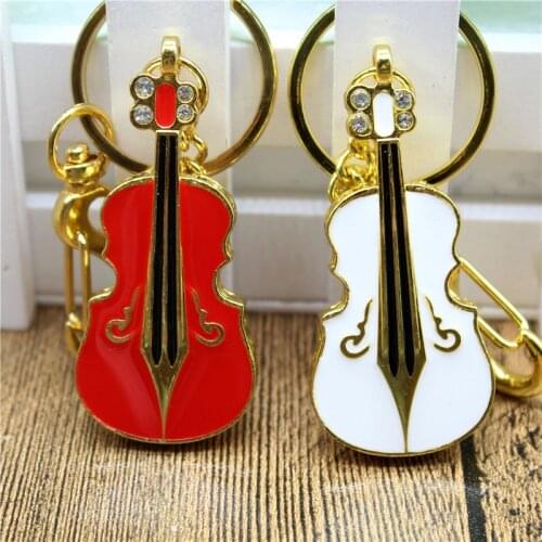 TEXT ME red withe colour crystal guitar model usb2.0 4GB 8GB 16GB 32GB pen drive USB Flash Drive creative Pendrive