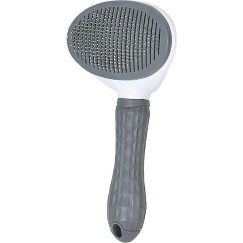 Cat Hair Removal Combs Pet Massage Hair Shedding Trimmer Stainless Steel Dog Grooming Brush Kitten Self Clean Products