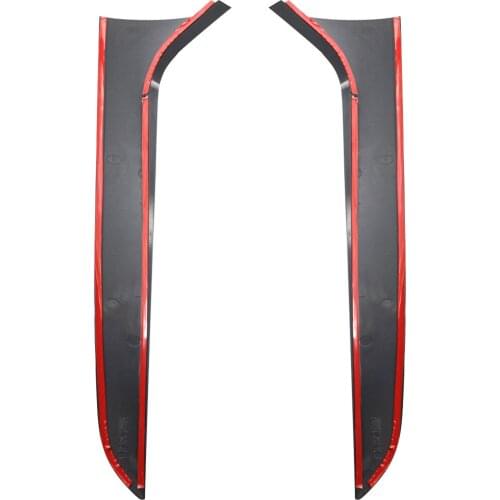 1 Pair Car Tail Deflector Rear Side Window Visor Rain Guard Replacement for A4 B8 Allroad Avant 2009-2016