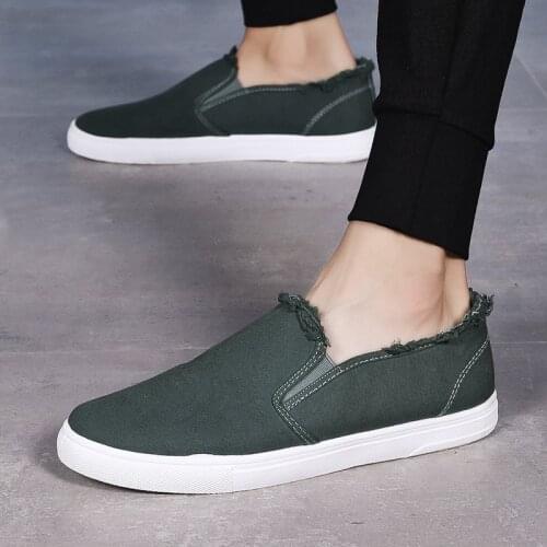 Sneakers Men Casual Shoes College Style Canvas Men Shoes Slip On Loafers Sneakers Men Casual Shoes 56t