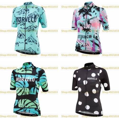 Morvelo Cycling Jersey Women 2020 New Style Sport Wear Female MTB Bike Rideshirt Summer Series Camisa De Ciclo Breathable Tops