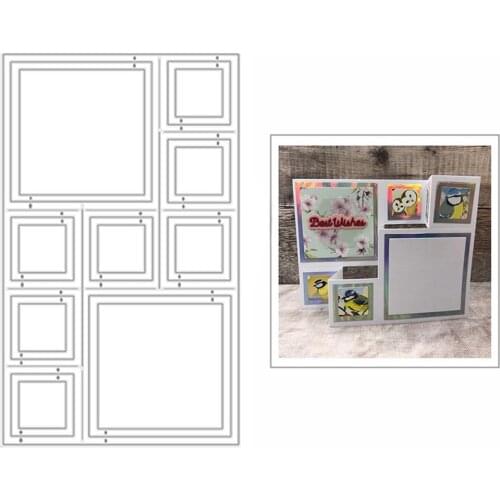 2021 New Accordion Stepper Card Metal Cutting Dies for DIY Scrapbooking Decor and Card Making Paper Craft Embossing No Stamps