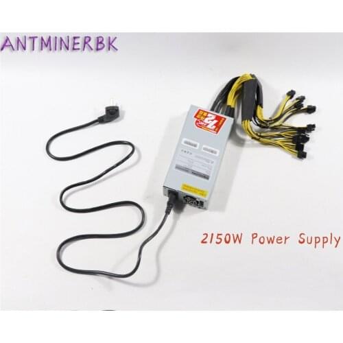 Brand new original BTC LTC DASH ZEC miner 2150W PSU power supply for Antminer S9 S9 SE S9k T9+ L3+ E3 Z9 Z11 Ebit E9i Innosilico