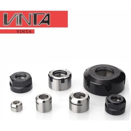 10pcs precision Balanced collet nut A UM type ER11 - ER32 spring collect nut clamping for CNC milling engraving machine Collet