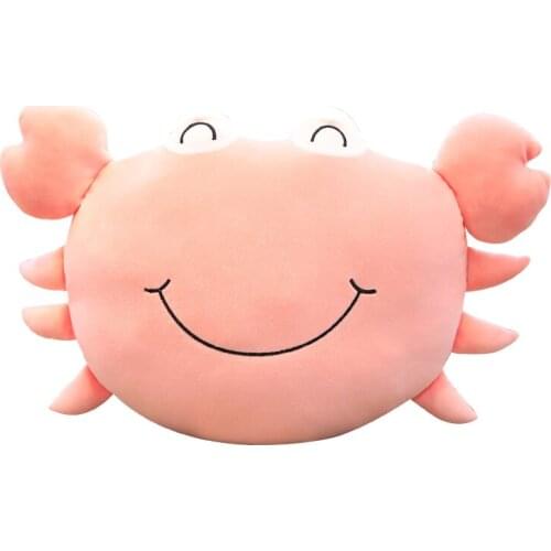 Cute hairy crab Pillow Plush Cushion With PP Cotton Stuffed Plush sofa pillow Toys Dolls home decor Funny birthday gift