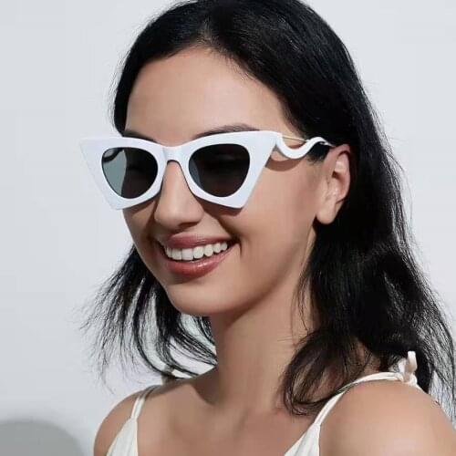 Cat Eye Sunglasses Women Fashion Vintage Triangle Shades Men Designer Luxury Sun Glasses UV400 Oversized Eyewear Oculos Gafas