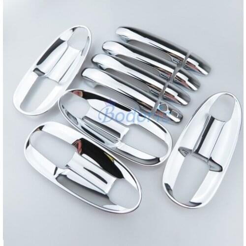 Car Styling Door Handle Cover and Bowl Chrome For Mercedes Benz Vito Valente Metris W447 2014 2015 2016 2017 2018 Accessories