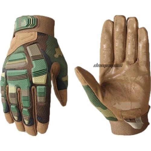 Outdoor Hard Knuckle Tactical Gloves Durable Hunting Shooting Army Nylon Gloves Full Finger Aitsoft Paintball Hiking Cs Glove