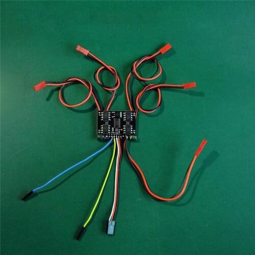 High Version 2-3S 4CH 5Ax4 ESC DIY Model Electronic Speed Controller for Omnidirectional Car GB25 GB37 Gearmotor