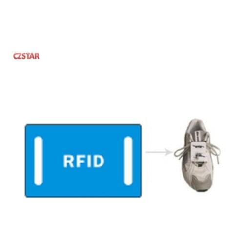 Shoe tag EPC-Gen2 uhf rfid shoes tag pvc reusable waterproof for marathon running rfid race timing system