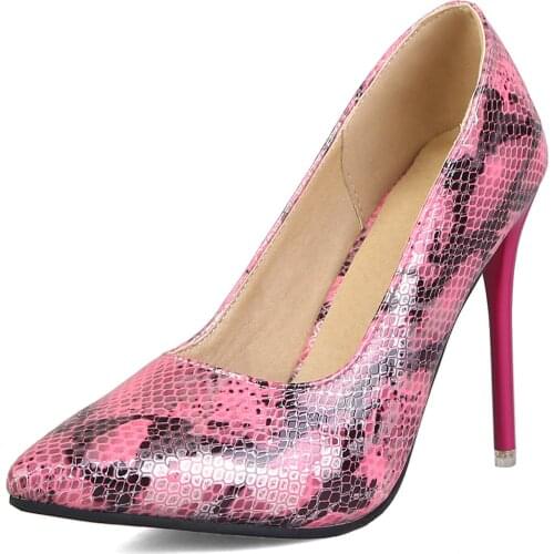 Spring 2019 new sexy stilettos ultra shallow mouth single shoe female 33 to 45