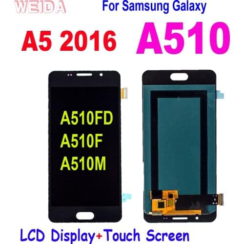For Samsung Galaxy A5 2016 A510 A510FD A510F A510M LCD Display Touch Screen Digitizer Assembly Replacement for Galaxy A510 LCD