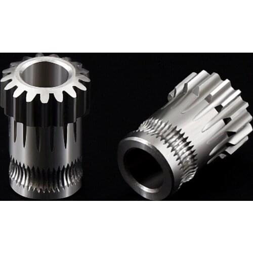 BMG Drivegear dual drive gear extruder Cloned Btech upgrade for Extruder for Prusa i3 3d printer gear Mini Bowden Extruder