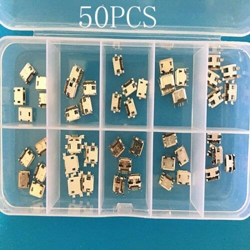 1pcs Type-C female Micro Mini USB female socket multi specification Android mobile phone charging plug-in accessories box