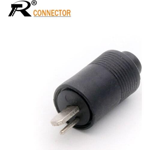 3pcs 2 Pin DIN Male + Female Speaker Plug 2-Pin Plug Hifi Loudspeaker Solder Connector