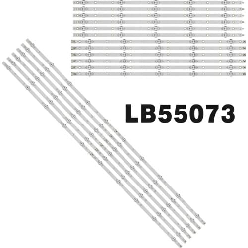 New 12pcs/Kit LED strips for PHILIPS 55 TV 55PUS6753 55PUS6412 55PUS7503 T550QVN05.7 LB55073 V0_01 V0_02 V1_02 V1_03