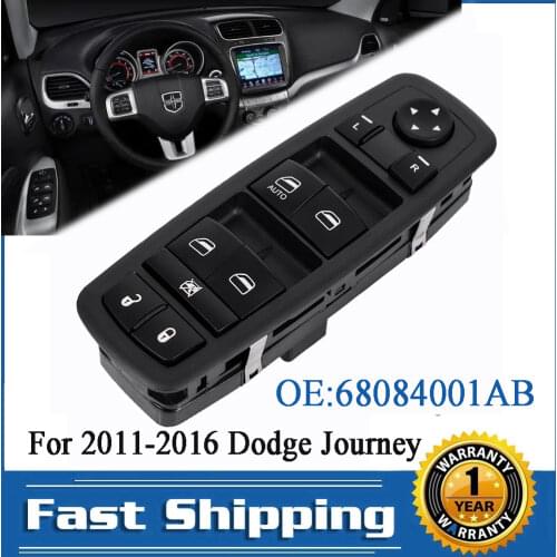 Left Driver Side 68084001AB 68084001AC Window Control Power Lifter Switch For Dodge Journey 2011-2016 2.4L 3.6L V6 Auto Parts