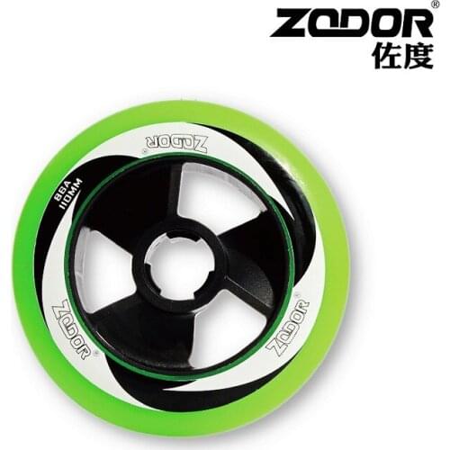 86A High Rebound Inline Speed Skate Shoes 90mm 100mm 110mm Roller Skating Wheel White Green 608 Bearing Good as MATTER G13 MPC