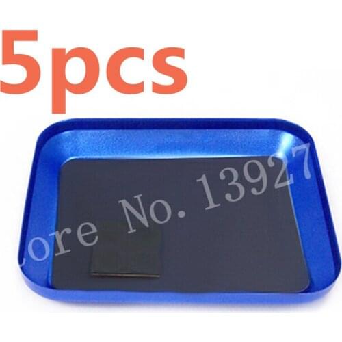 5Pcs Yeah Racing Aluminium Screw Magnetic Tray For 1/5 1/8 1/10 1/16 Scale Models RC Car Remote Control Cars Parts Tool#YA-0413