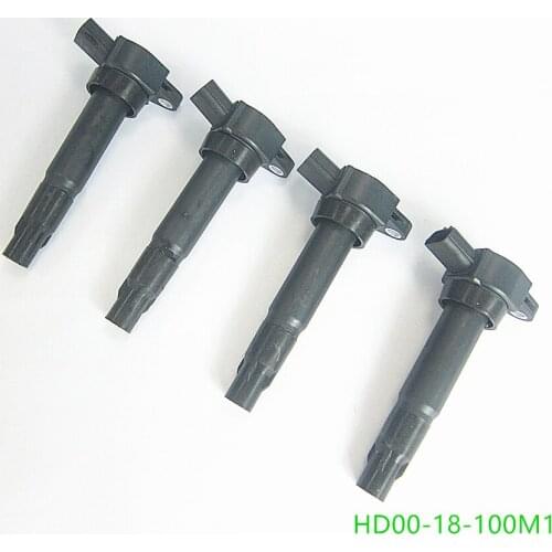 Car engin Haima original quality ignition coil HD00-18-100M1 for Haima 3 hatchback Freema Haima 7 Haima 2 engine:479Q 484Q 474Q