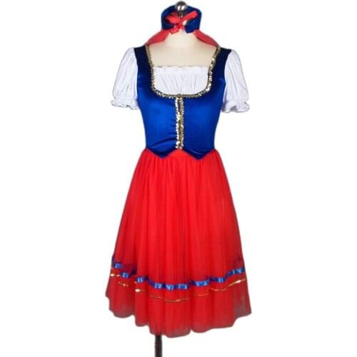 Royal Blue/Red Long Ballet Tutu for Child and Adult Russian-inspired Dance Costume Ballet Dance Costume Leotard Dresses 19216