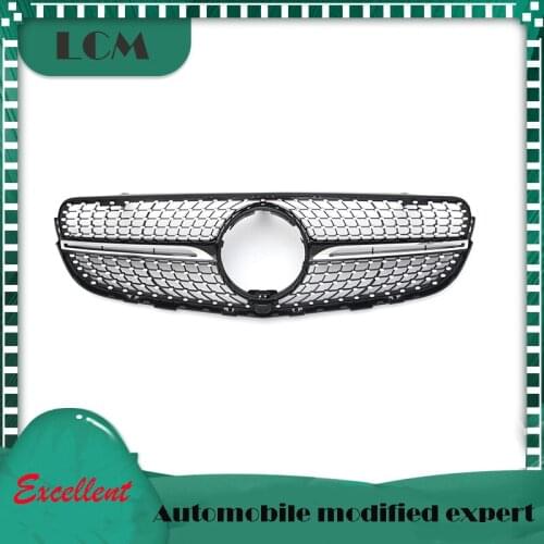 GT Style ABS Replacement Front Bumper Racing Grille with Camero Hole For-Mercedes-Benz CLC-class X253 2015-2019