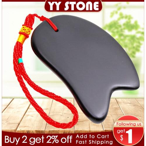 Sibin Bian stone massage guasha stone headache relief Massage Guasha plate beauty face slimming V-LINE back pain health care