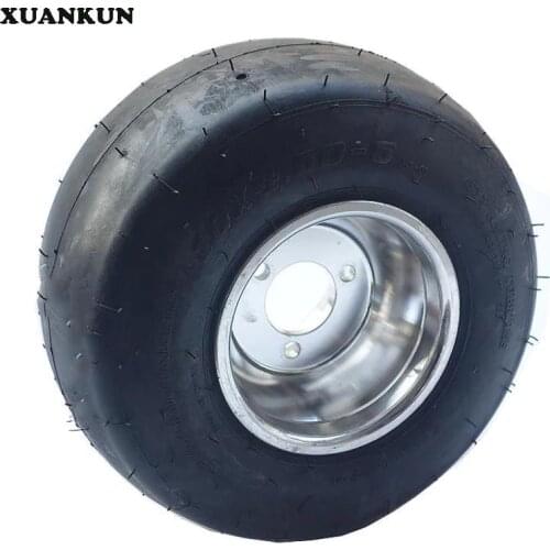 XUANKUN Modified Athletic Drift Three Round Four Kart 5 Inch Front Tire Wheel 10X4.50-5 Inch Tire Wheel