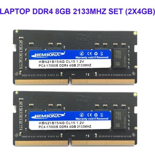 Kembona LAPTOP DDR4 8GB KIT(2X4GB) RAM Memory 2133mhz 2666mhz Memoria 260-pin SODIMM RAM Stick free shipping