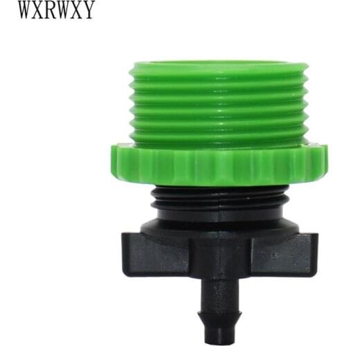 Wxrwxy Male connectors 3/4 TO 1/4" barbed irrigation connector 1/2 male TO 4/7 hose watering pipe fitting 5pcs