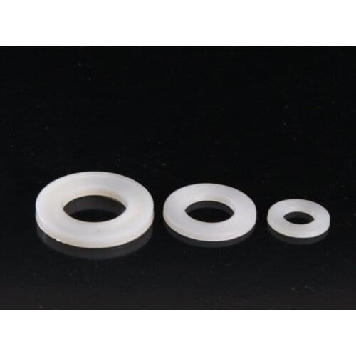 20PCS-M8/10/12/14/16/18/20 Nylon Gasket Increased Nylon Washer Insulation Flat Pad Plastic Gasket Plastic Gasket